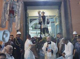 Festa dei Gigli Conclusione Processione di Sant'Antonio - Brusciano 23.8.2017