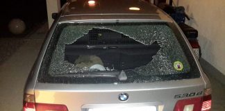 bmw lunotto infranto