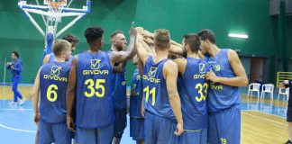 Givova Scafati in amichevole contro Sidigas Avellino