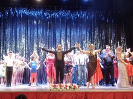 Latin show categoria open, primi i maestri anastasiani Auriemma e Guarino