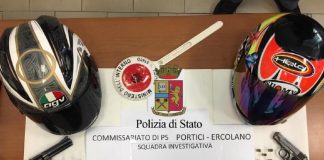 pistole casco polizia