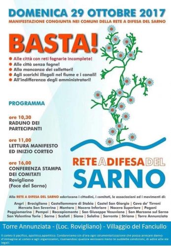 Manifestazione_29-10-2017_Rete A Difesa Del Fiume Sarno 