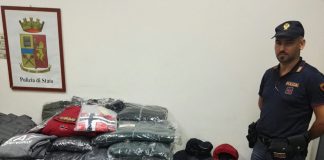 La Polizia sequestra alla “Duchesca” capi di abbigliamento recanti firme di note griffe