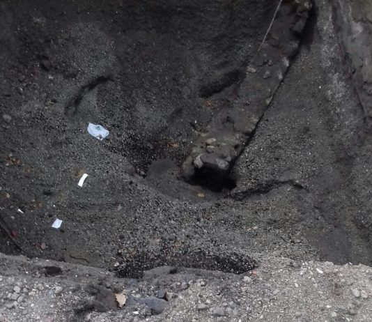 pompei muro affiorato