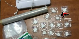 Avevano in casa a Portici oltre 100 grammi di cocaina: 3 arresti