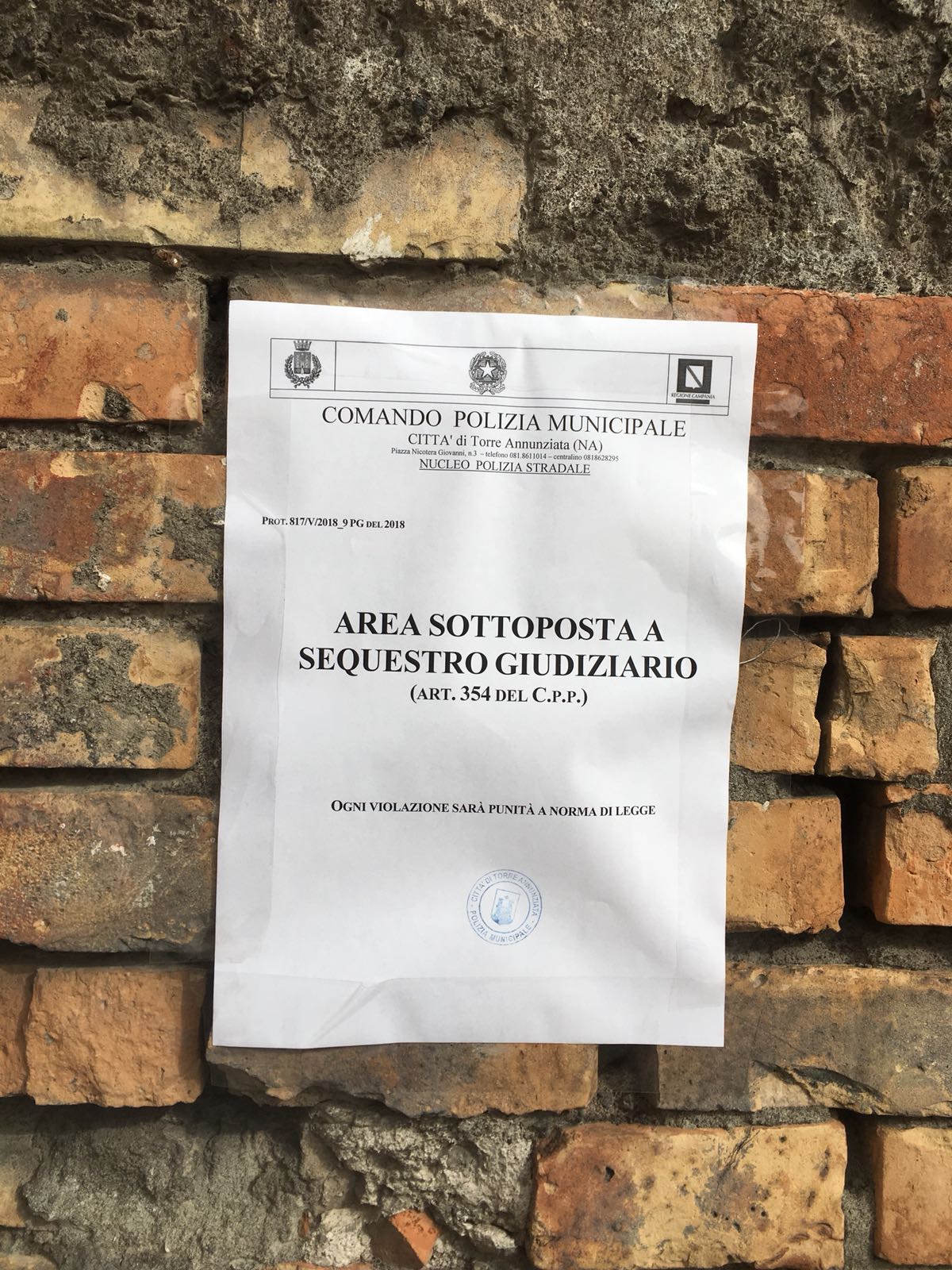 torre annunziata incendio via castello