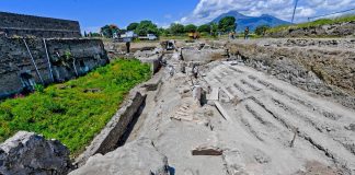 Scavi di Pompei, riemerge il vicolo dei balconi pompei scavi vicolo dei balconi
