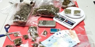 Boscoreale: mezzo chilo di erba nell’armadio, 22enne arrestato