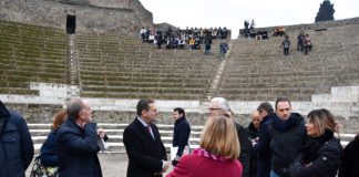 Ipa 2017 Counter Criminality Awards: delegazione in visita agli Scavi di Pompei