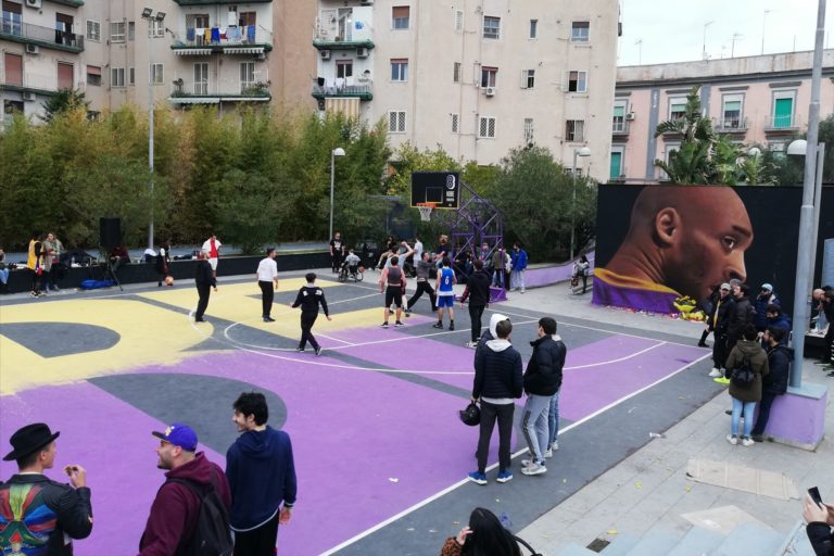 Napoli, nuova vita per il playground di Montedonzelli Napoli, nuova vita per il playground di Montedonzelli