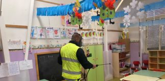 Coronavirus, sanificazione scuole ed uffici pubblici ad Agerola