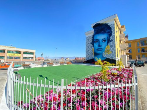 gragnano murale donna sophia