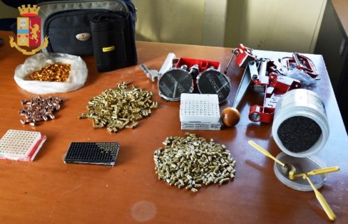 sequestro materiale balistico torre annunziata