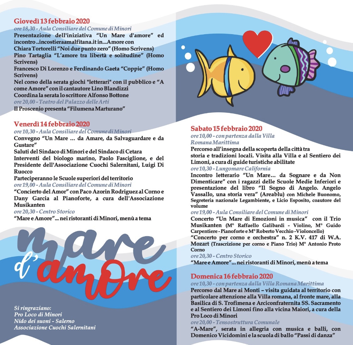 programma minori mare d'amore