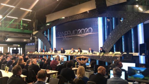 Sanremo sala stampa gremita