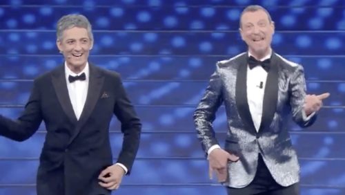sanremo 2020 amadeus rosario fiorello
