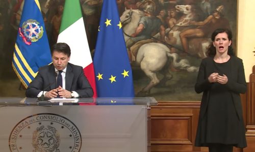 coronavirus giuseppe conte