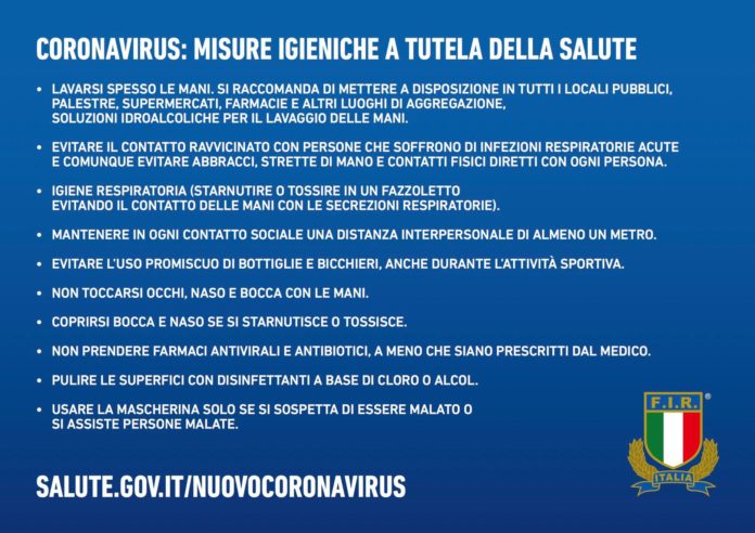 rugby ripresa 15 marzo