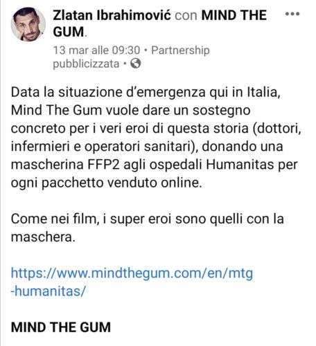 ibrahimovic mind the gum