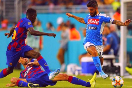 Barcellona Napoli a porte aperte - coronavirus
