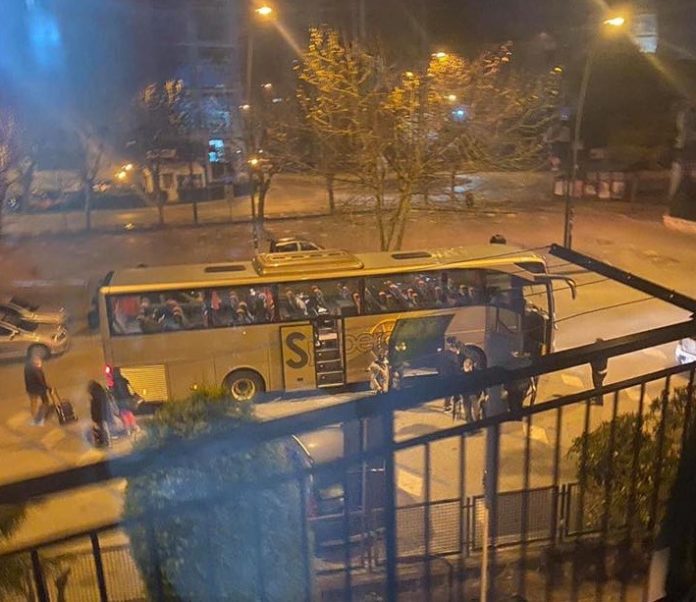 pullman pompei coronavirus pompei bus nella notte coronavirus