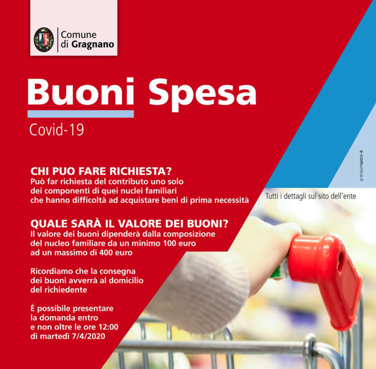 Città di Gragnano: entrano nel vivo le misure a sostegno della cittadinanza Città di Gragnano: entrano nel vivo le misure a sostegno della cittadinanza