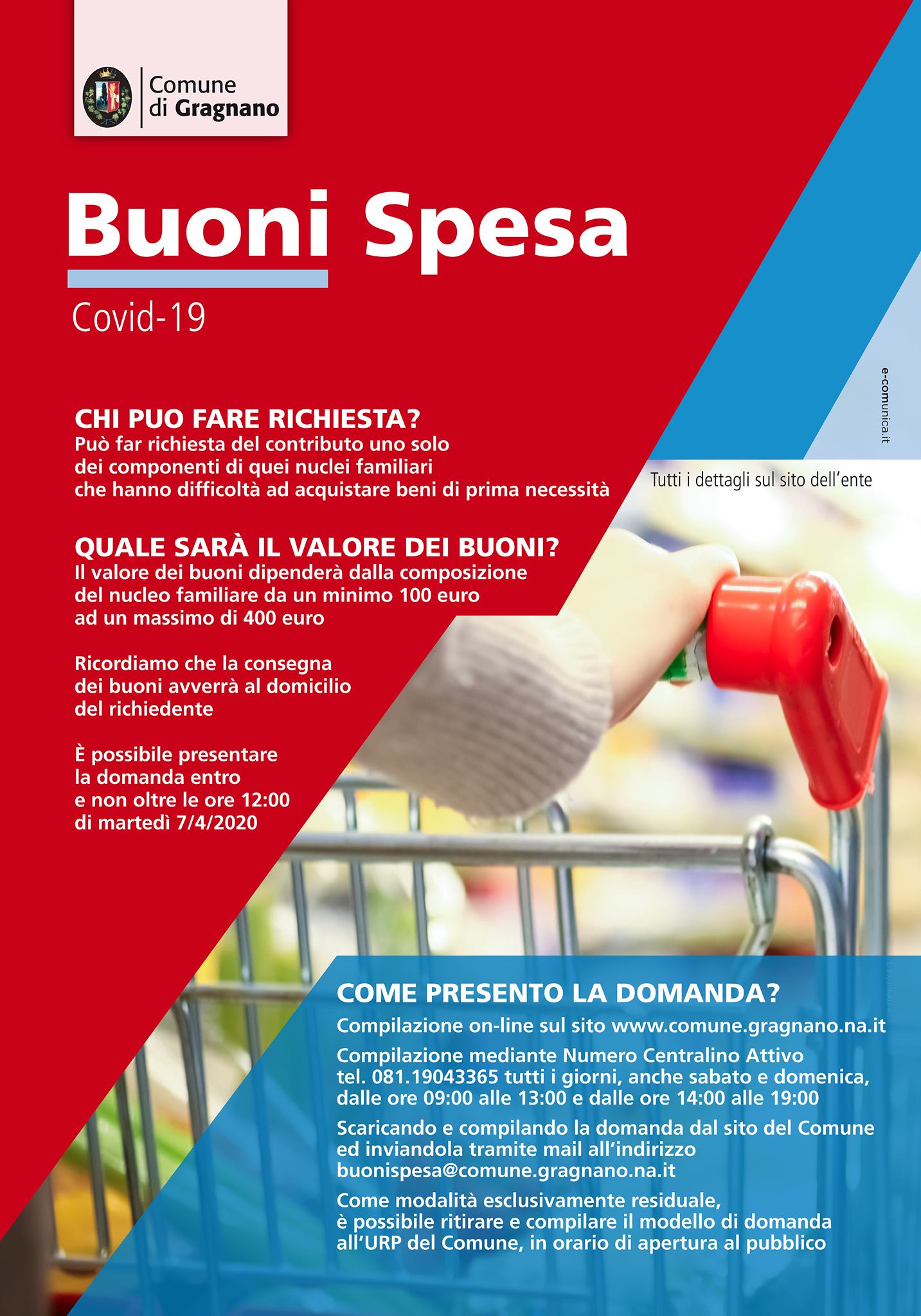 Città di Gragnano Buoni spesa