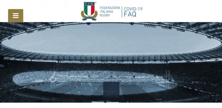 La Federazione italiana Rugby lancia un mini sito dedicato all’emergenza