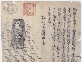 dal giappone lo yokai Amabie