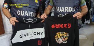 Traffico di abbigliamento contraffatto da Turchia e Cina: 10 indagati a Napoli