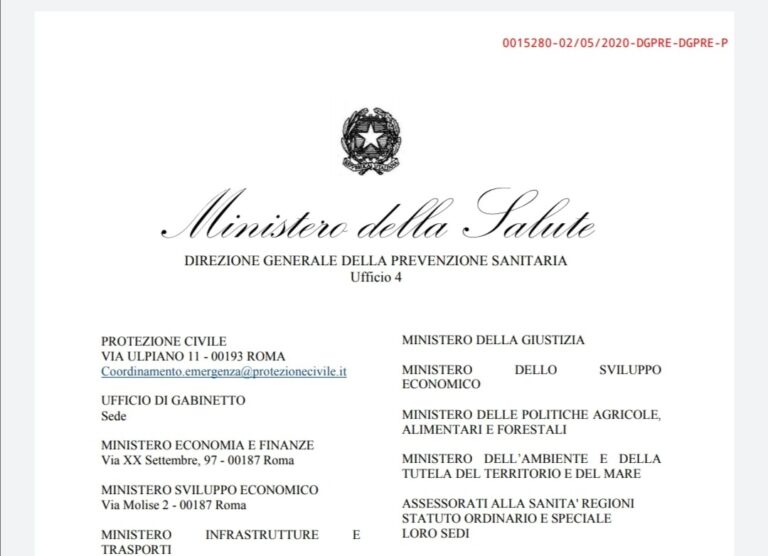 Gruppo Forza Italia interroga il Ministero della Salute sull’esecuzione delle autopsie dei deceduti Covid