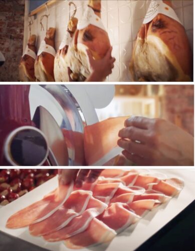 spot prosciutto di parma con le mani