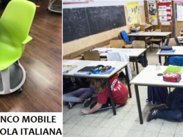 il banco a rotelle della Azzolina