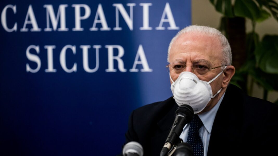 de luca campania sicura