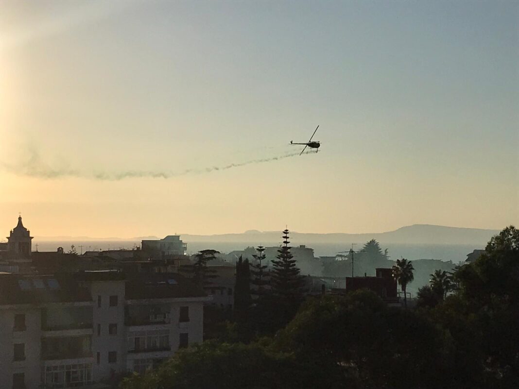 castellammare stabia elicottero vacchi