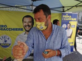matteo salvini elezioni regionali campania
