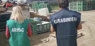 fiume sarno carabinieri arpac