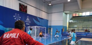 Pari nel test amichevole tra FF Napoli Calcio a 5 ed Ecocity Pro Cisterna
