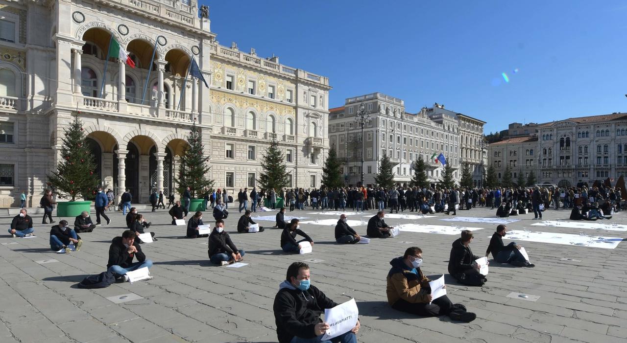 trieste cuochi esercenti protesta dpcm