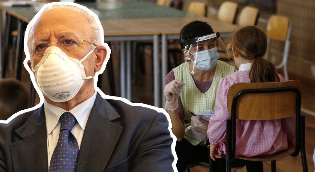 de luca scuole chiuse