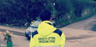 Lettere, Covid19 Il nucleo comunale di Protezione Civile continua a monitorare il territorio