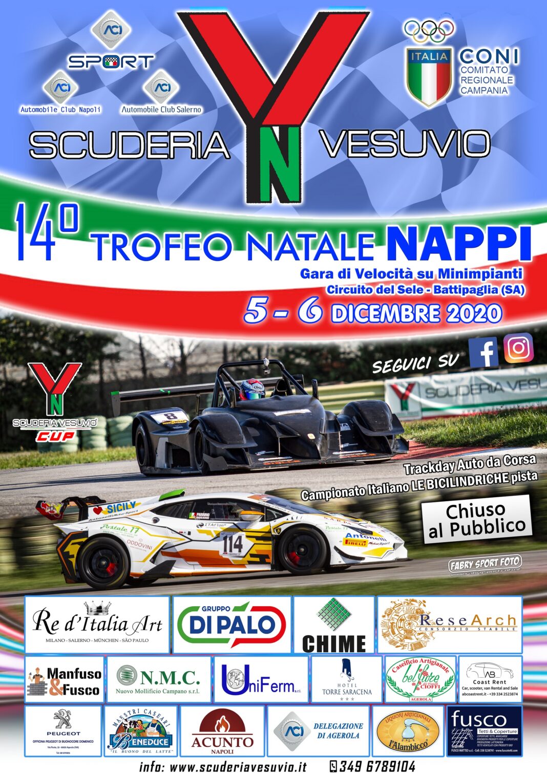 Automobilismo: Confermato il 14° Trofeo Natale Nappi