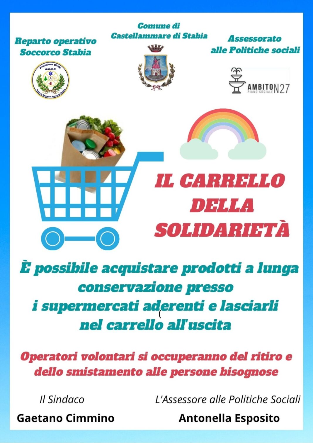 castellammare carrello della solidarietà