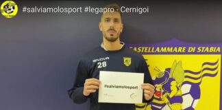 Juve Stabia la società gialloblù aderisce all'iniziativa #salviamolosport