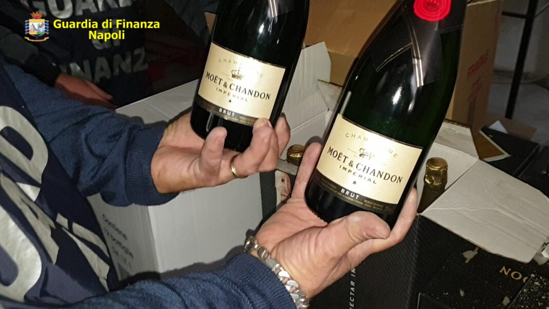 champagne contraffatto napoli