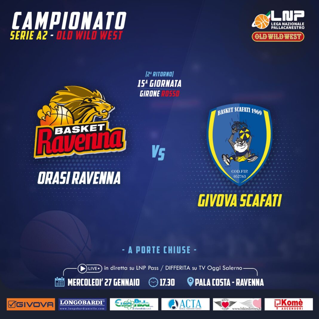 La Givova Scafati si prepara per il match in casa dell'Orasì Ravenna