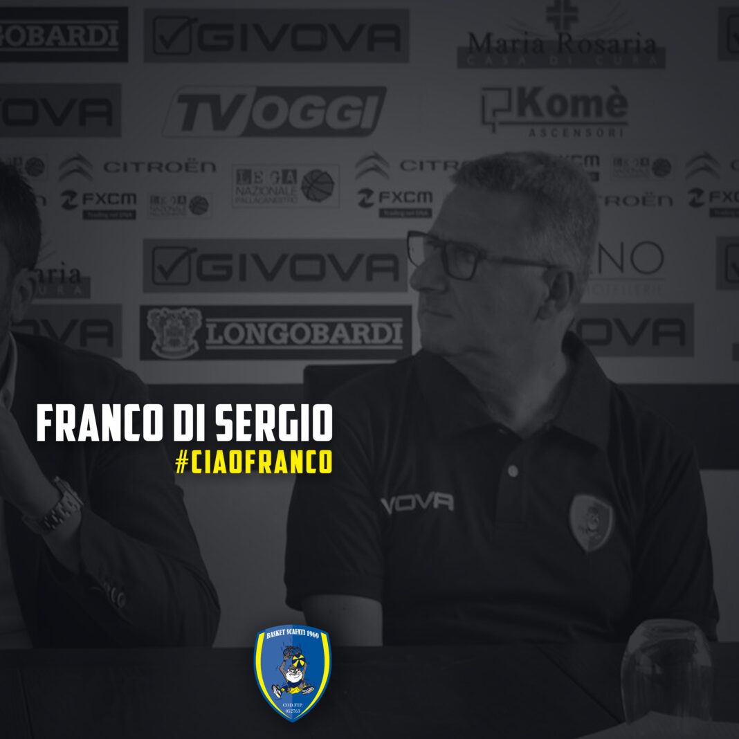 Addio all'ex D. S. della Givova Scafati, Franco Sergio