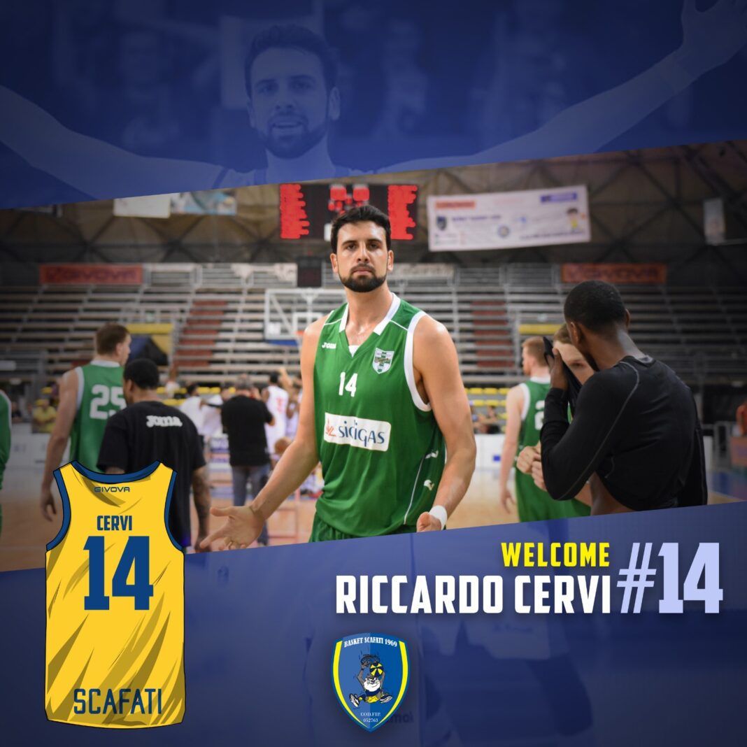 Basket: Riccardo Cervi é un nuovo giocatore della Givova Scafati