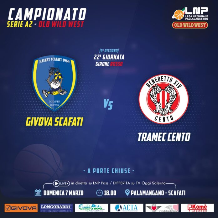 Doppio match interno per la Givova Scafati che attende la Tramec Cento