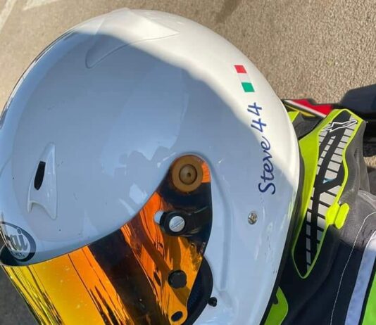 I fratelli Francesco e Stefano Norelli impegnati nel kartodromo di Casaluce